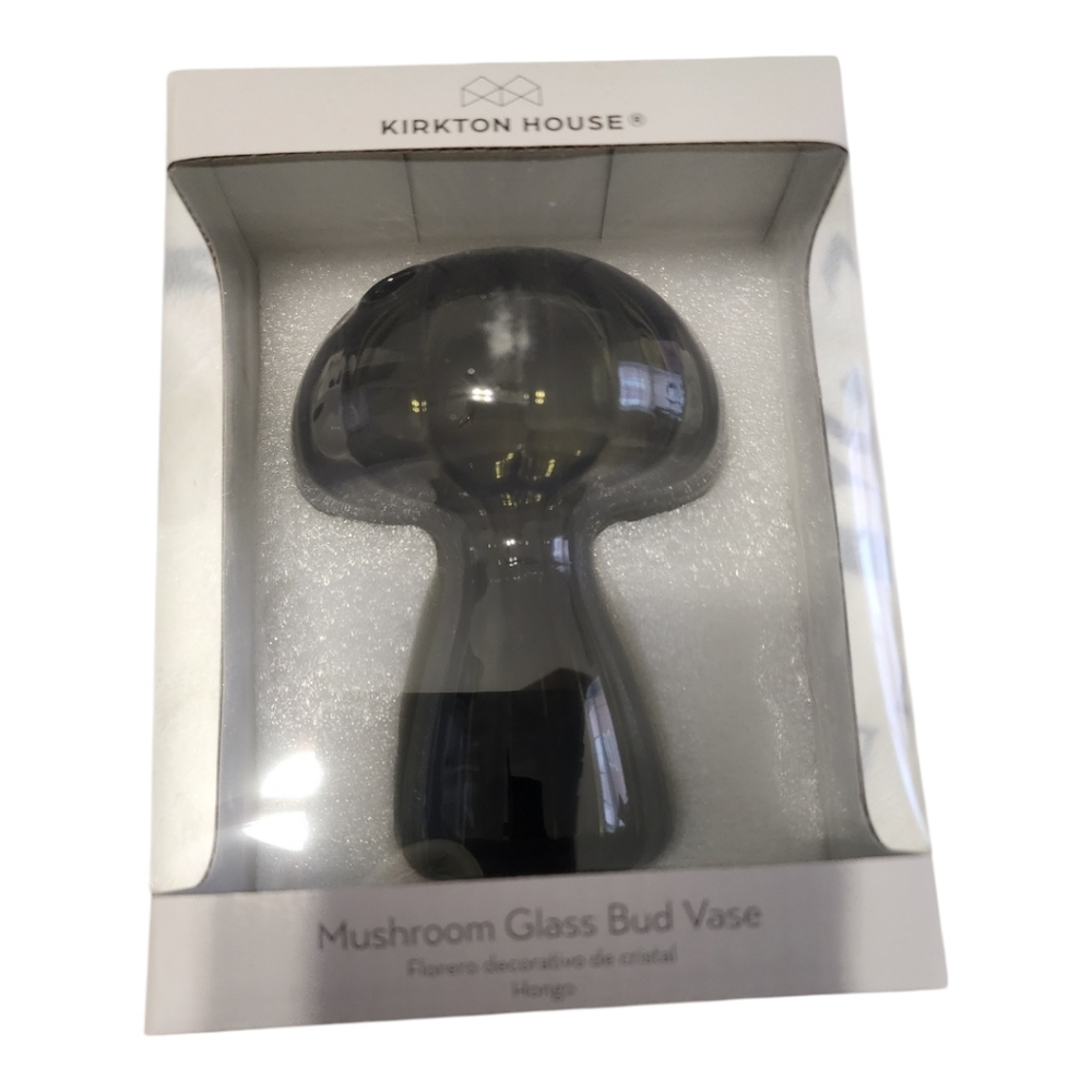 Kirkton House Glass Mushroom Bud Vase New On Box